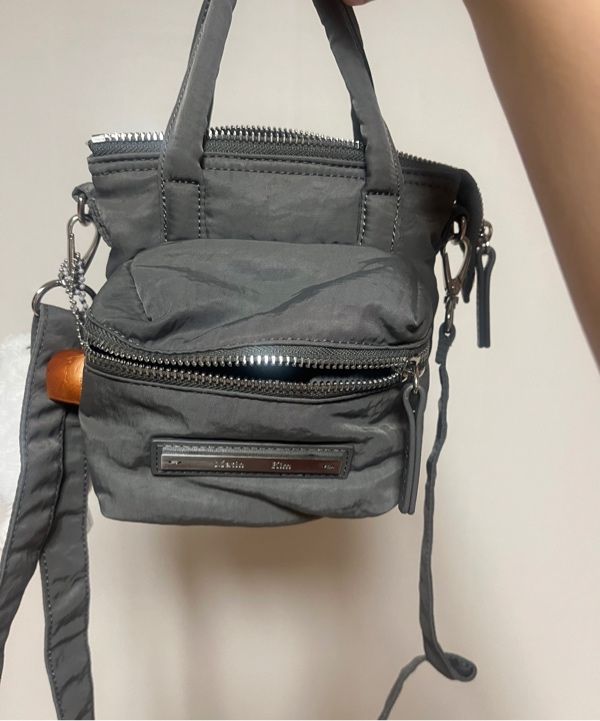 MUSINSA | MATIN KIM PADDED CARGO TWO WAY MINI BAG IN BLACK