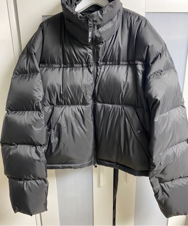 MUSINSA公式 | MATIN KIM LOGO TAPING PUFFER DOWN JUMPER FOR MEN IN
