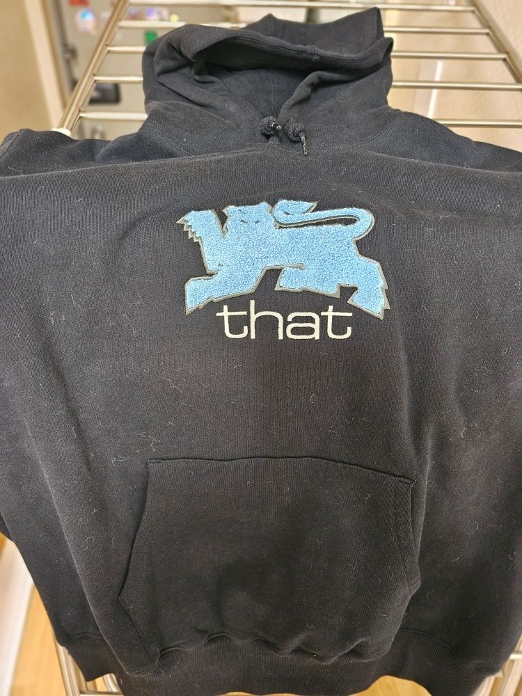 MUSINSA | thisisneverthat® Lion Hoodie Black