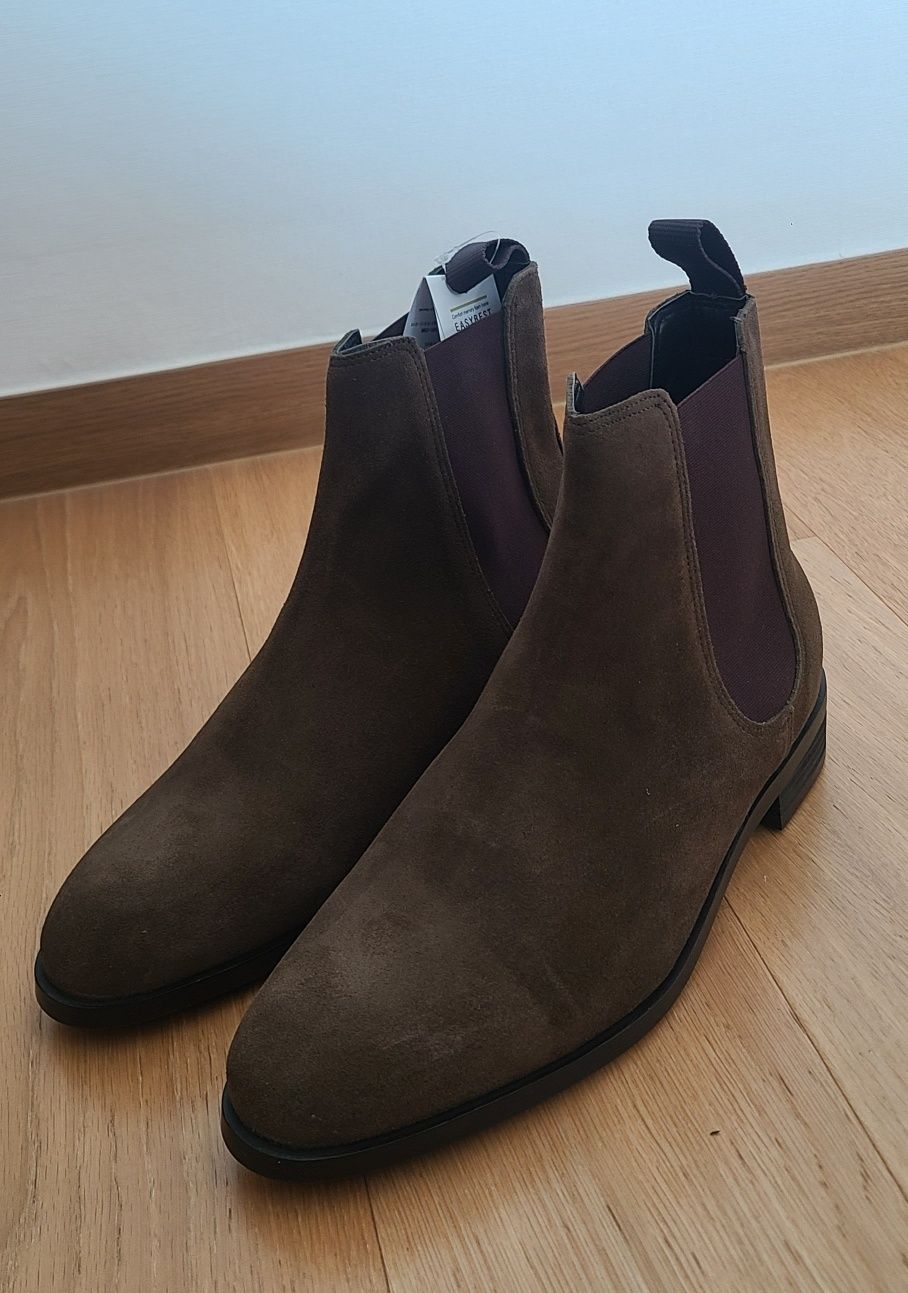 MUSINSA | CUSTOMADE 4cm Calfskin Pointed Chelsea Boots