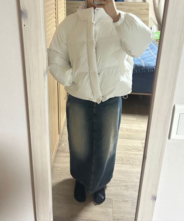 アウターその他 ROCKCAKE Beige Label Crop Puffer Jacket White RC24JP01200 MUSINSA | ROCKCAKE Beige Label Crop Puffer Jacket - White