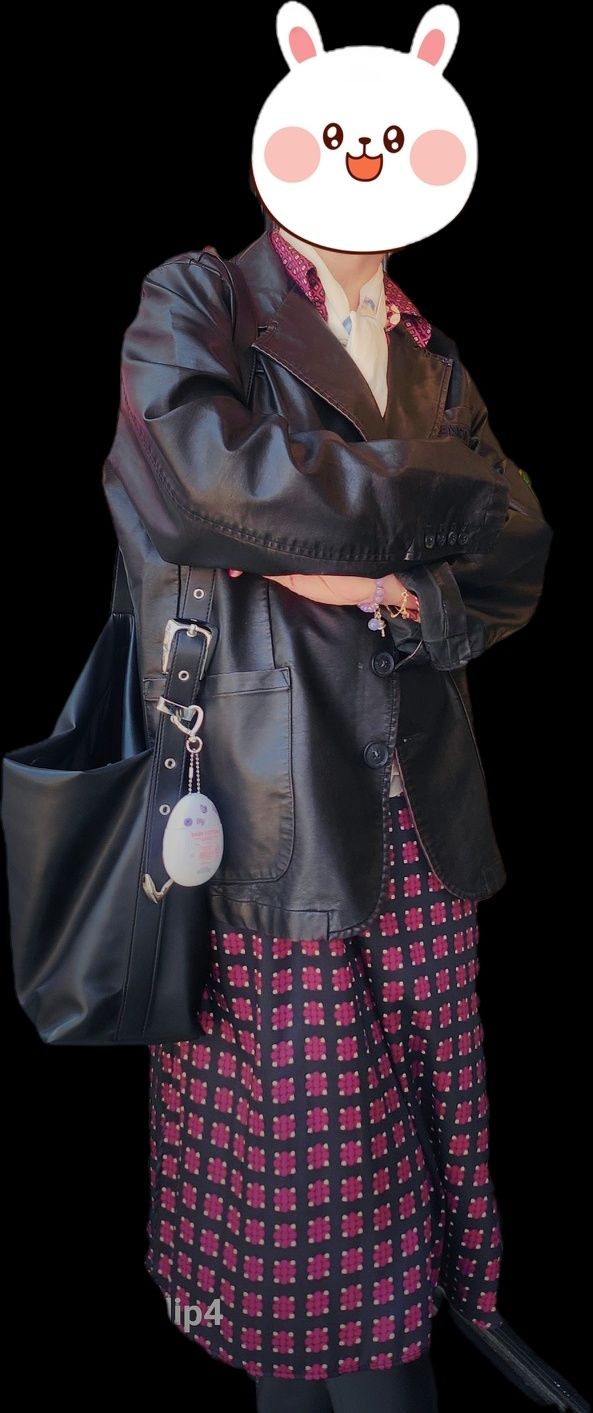 MUSINSA | ROCKCAKE Punching Belt Strap Shoulder Bag - Black