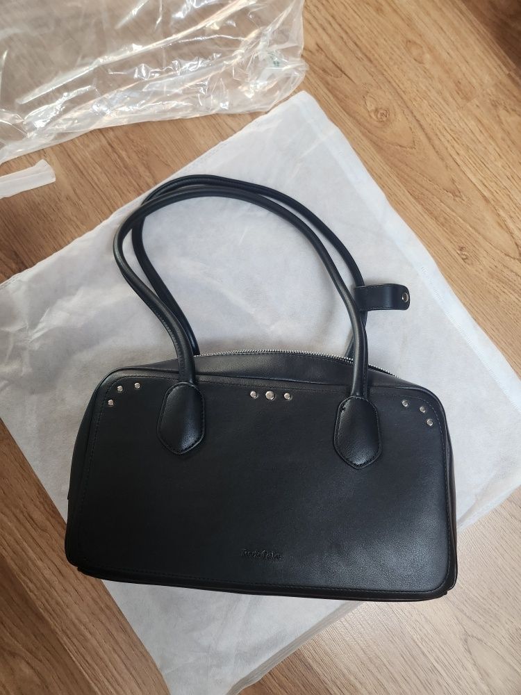 ショルダーバッグ・ポシェット ROCKCAKE Square Leather Stud Middle Bag Brown MUSINSA | ROCKCAKE Square Leather Stud Middle Bag - Brown