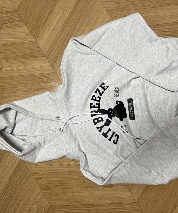 MUSINSA | CITYBREEZE City Fluffy Graphic Hoodie_BLACK