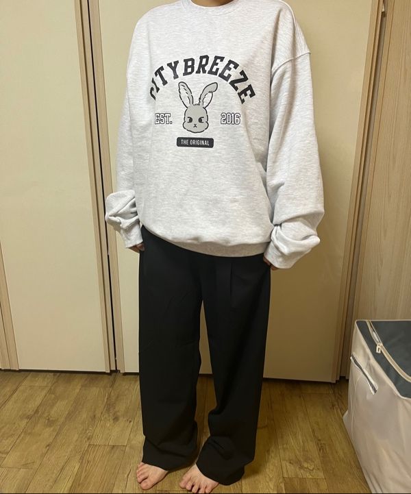 MUSINSA | CITYBREEZE City Snappy Graphic Sweatshirt_BLACK