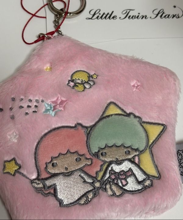 MUSINSA | YOUHEE YOUHEE x LITTLE TWIN STAR POUCH KEY RING PINK