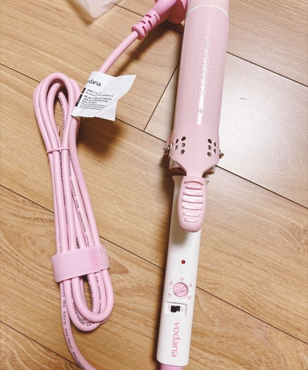 MUSINSA | VODANA Glamwave Bongo Curling Iron 36mm Strawberry Cream