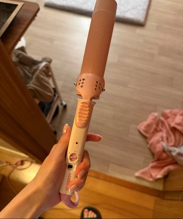 MUSINSA | VODANA Glamwave Bongo Curling Iron 36mm Strawberry Cream
