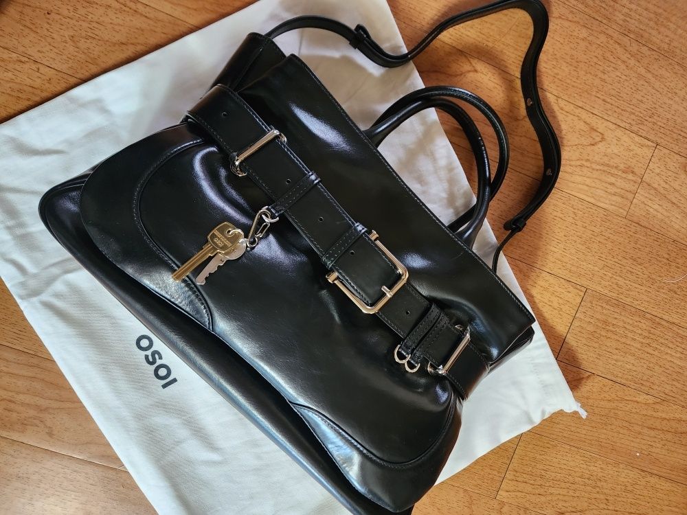 MUSINSA | OSOI TOTE BROCLE [STONE BLACK]