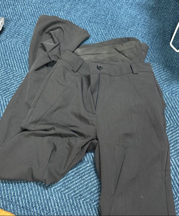 MUSINSA | FLAREUP Asymmetrical Drape Pants (FL-245_Charcoal)