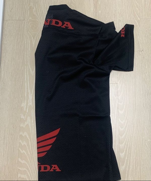 MUSINSA | Honda Motorcycle Honda VTG Track Mesh T-shirt_White
