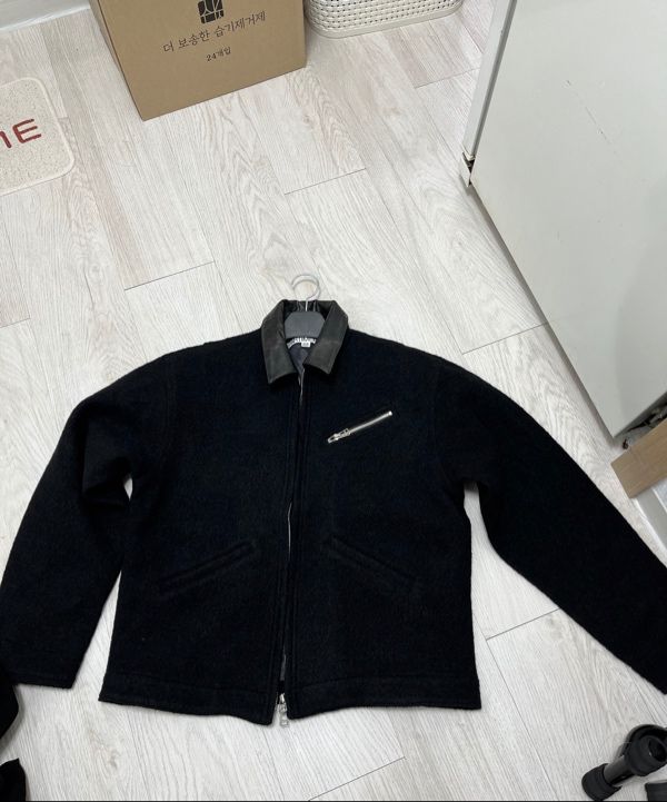 ジャケットその他 PARTIMENTO 100% Curly Wool H Jacket 4MM031 MUSINSA | PARTIMENTO 100% Curly Wool Sports Jacket Black