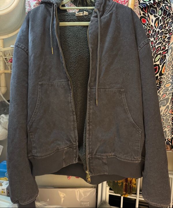 パーカー・フーディ PARTIMENTO Boa Fleece VTG Washed Work Hood Zip-Up 4MM026 MUSINSA | PARTIMENTO Boa Fleece VTG Washed Work Hooded Zip
