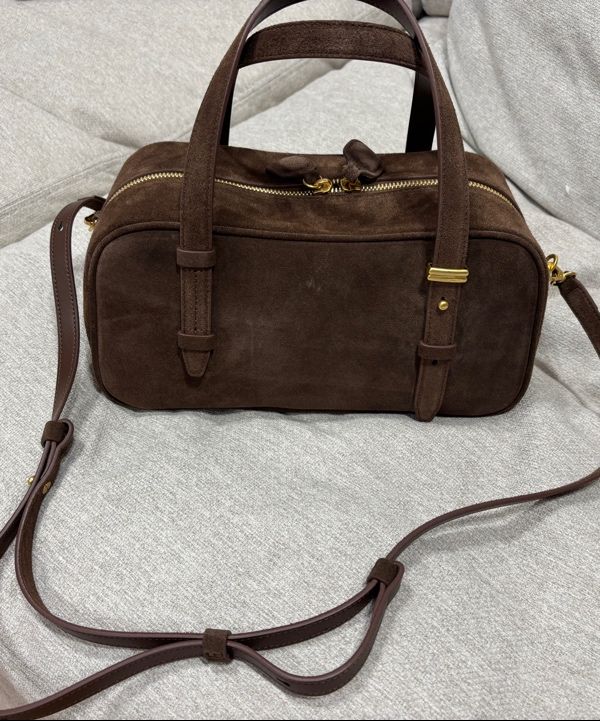 MUSINSA | DEMERIEL VT Boston Bag Tan Brown