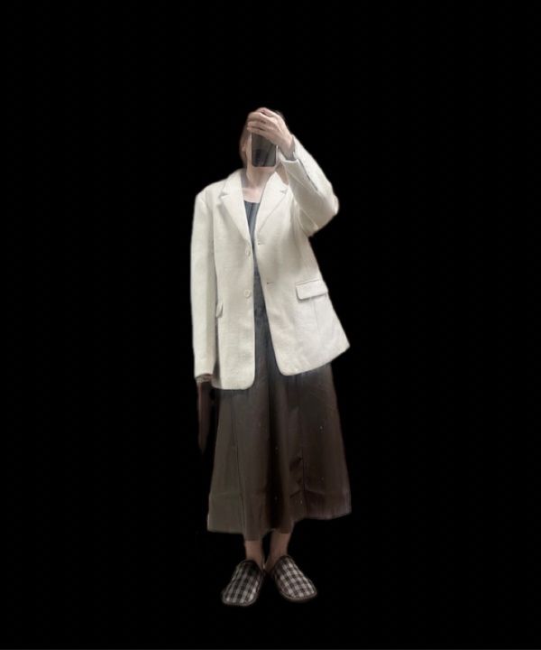 ☆☆GENERAL IDEA☆☆ WOMAN New Classic Wool Hair Jacket [BEI MUSINSA | GENERAL IDEA New Classic Wool Hair Jacket [BEIGE