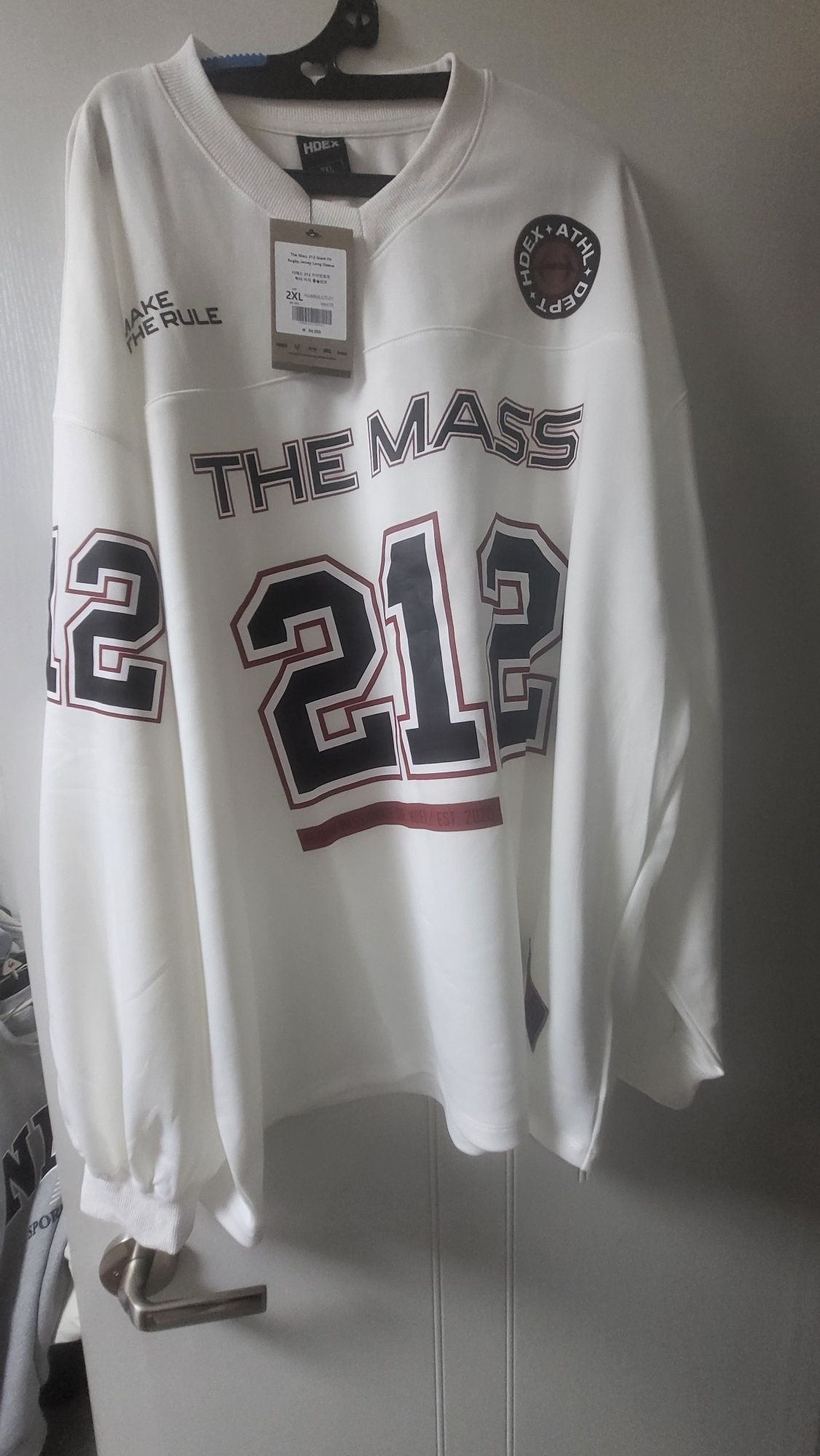【HDEX】 The Mass 212 Giant Fit Rugby Jersey Long Sleeve MUSINSA | HDEX The Mass 212 Giant Fit Rugby Jersey Long