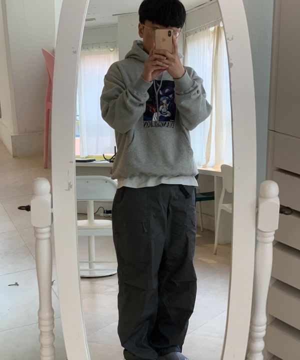 さらに100円引き◆MAHAGRID◆EVANGELION HOODIE EVANGELION HOODIE [GREY] - MAHAGRID