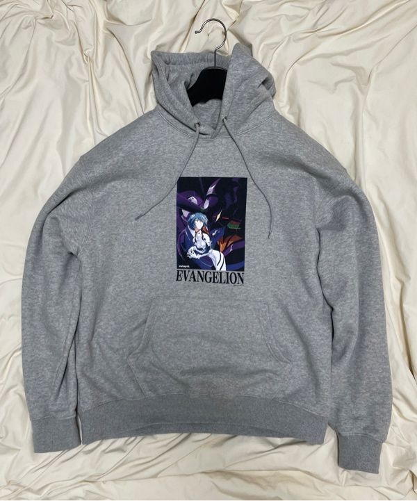 MUSINSA | MAHAGRID EVANGELION HOODIE GREY(MG2EFMM405B)