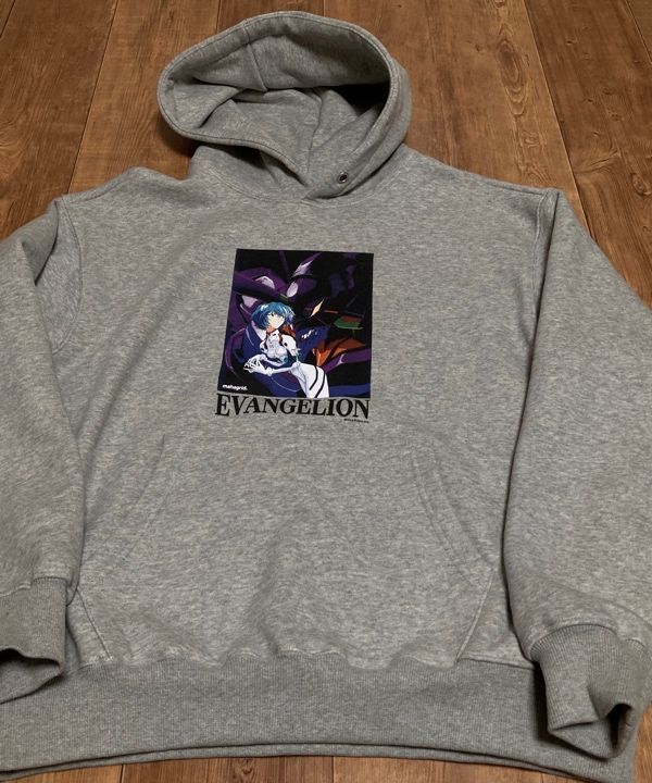 MUSINSA公式 | MAHAGRID EVANGELION HOODIE GREY(MG2EFMM405B)