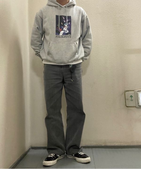 さらに100円引き◆MAHAGRID◆EVANGELION HOODIE EVANGELION HOODIE [GREY] - MAHAGRID