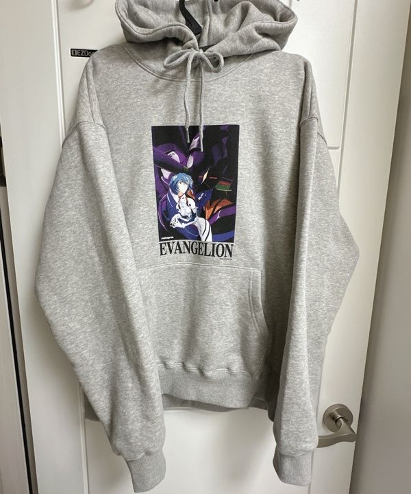 さらに100円引き◆MAHAGRID◆EVANGELION HOODIE EVANGELION HOODIE [GREY] - MAHAGRID