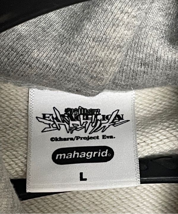 さらに100円引き◆MAHAGRID◆EVANGELION HOODIE EVANGELION HOODIE [GREY] - MAHAGRID