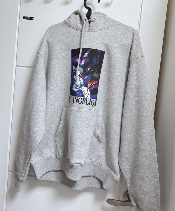 さらに100円引き◆MAHAGRID◆EVANGELION HOODIE EVANGELION HOODIE [GREY] - MAHAGRID