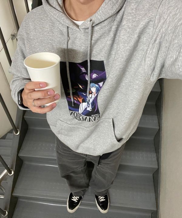 さらに100円引き◆MAHAGRID◆EVANGELION HOODIE Neon Genesis Evangelion Shinj Asuka Eva Unit 01 Anime Mecha