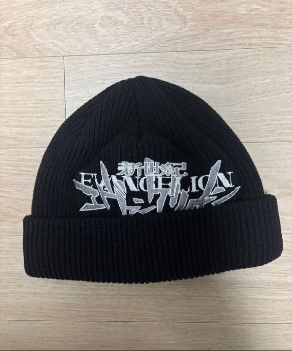MUSINSA | MAHAGRID EVA LOGO BEANIE BLACK(MG2EFMAB30B)