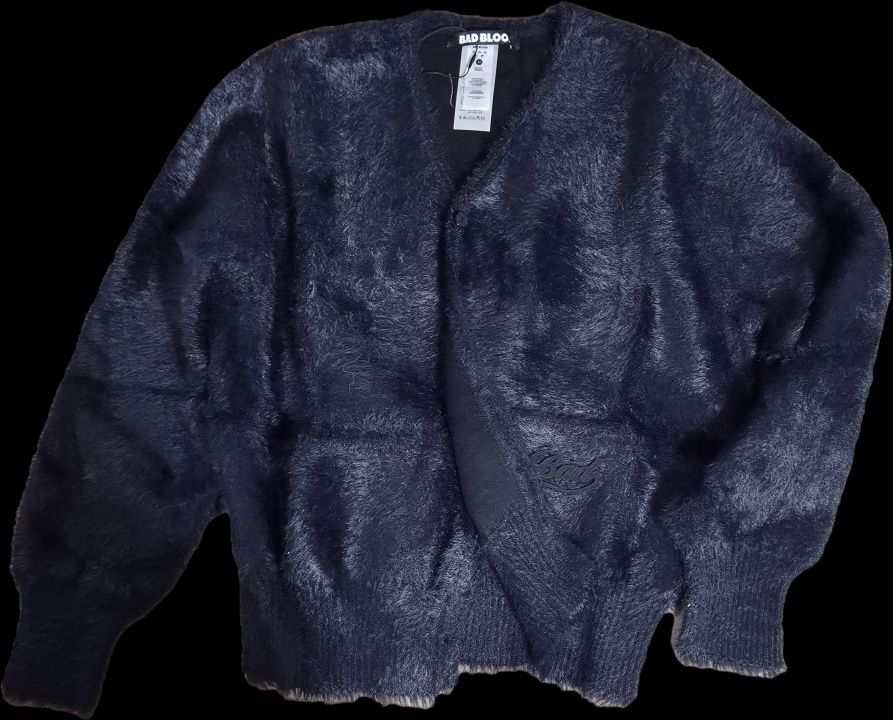 BADBLOOD♥BS Mohair V-neck Cardigan/追跡付 BADBLOOD♥BS Mohair V-neck Cardigan/追跡付