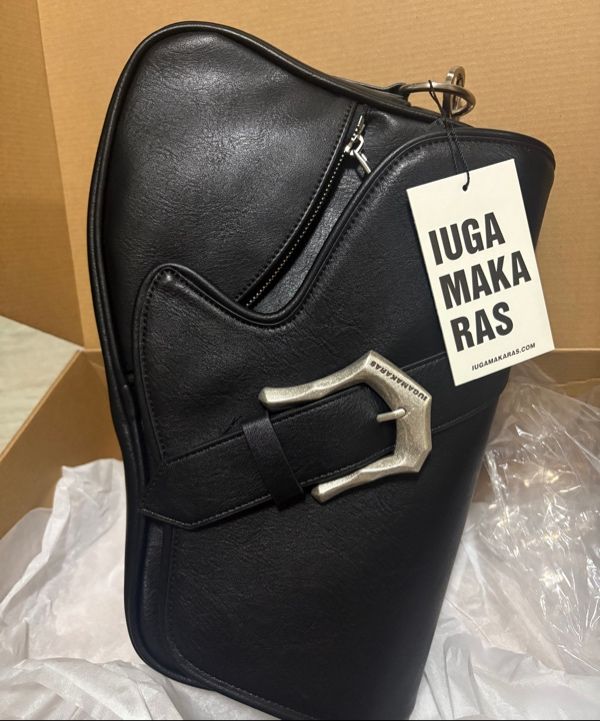 ショルダーバッグ・ポシェット ^IUGAMAKARAS^ Bumpy Buckle Holster Bag IUG24B16BK MUSINSA | IUGAMAKARAS Bumpy Buckle Holster Bag