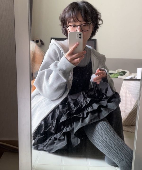 MUSINSA公式 | SINOON [ILLIT WONHEE wearing] Frill Sleeveless