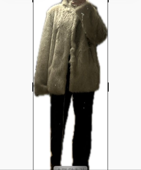 MUSINSA公式 | SINOON Heavy Mix Fur Jacket (Ash Brown)