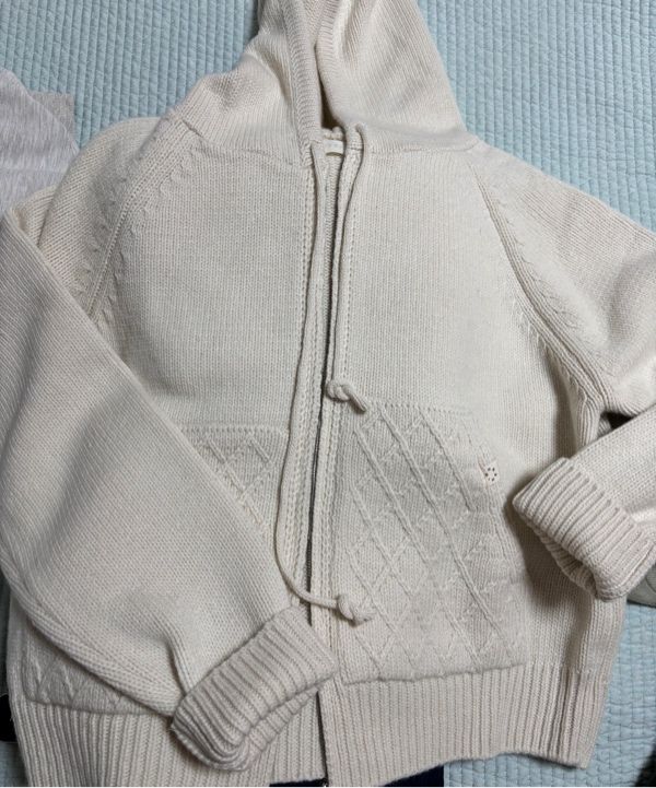 ★OHESHIO★ CABLE KNIT HOODED ZIPUP NAVY 24FW-42002NTN MUSINSA | OHESHIO CABLE KNIT HOODED ZIP-UP, NAVY