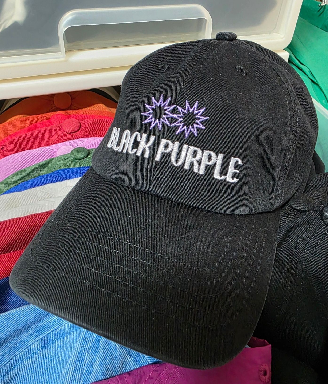★BLACK PURPLE☆Stellar Ball Cap MUSINSA | BLACK PURPLE Stellar Ball Cap - Black