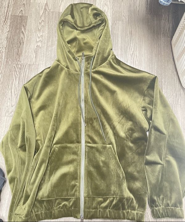 ★DIMITRI BLACK★ 2WAY Essential Corduroy Hood Zip-up Olive MUSINSA | DIMITRI BLACK 2WAY Essential Corduroy Hooded Zip