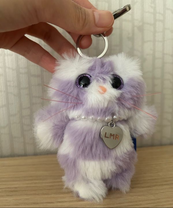 MUSINSA公式 | LMR ミニシャンヨン チェックキーホルダー パープル