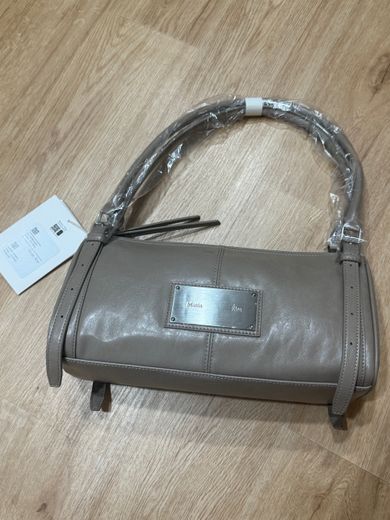 matin kim ＊ BUCKLE BAG IN BEIGE Authentic MATIN KIM Buckle Bag Korea Beige Shoulder Nylon Bag NWT