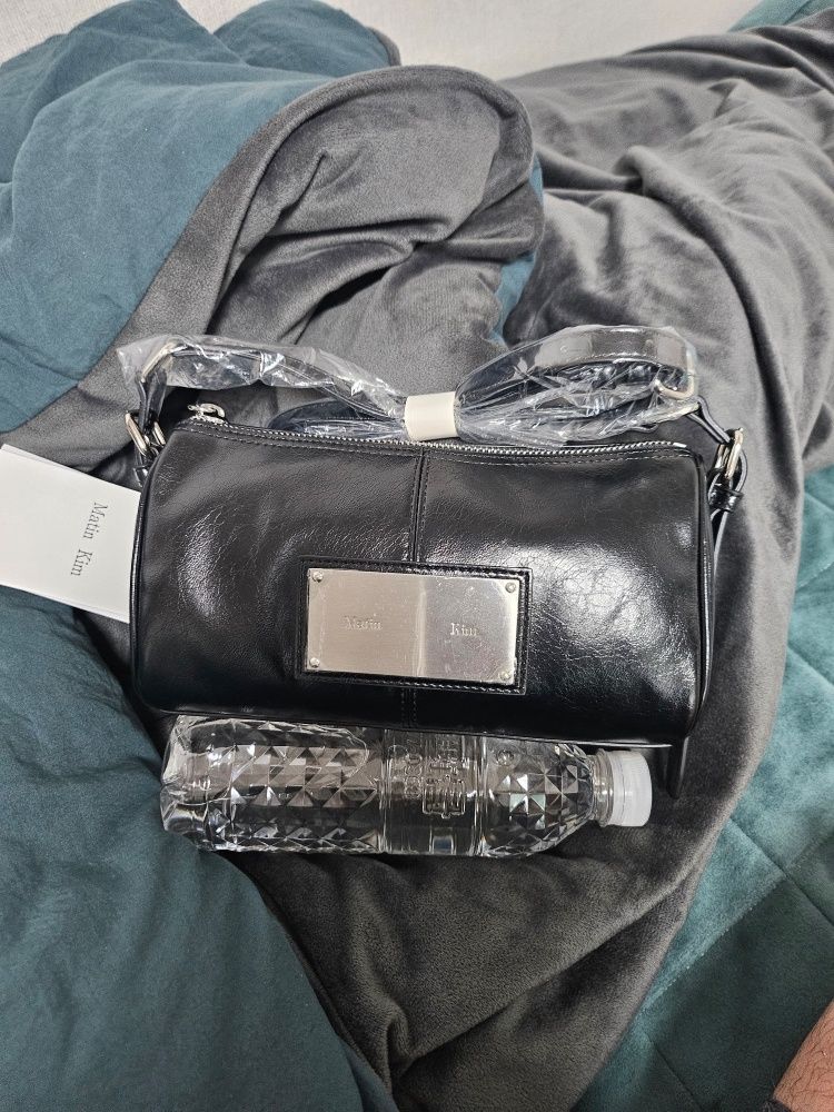 MUSINSA | MATIN KIM BUCKLE STRAP TWO WAY MINI BAG IN BLACK