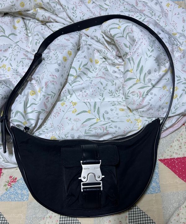 MUSINSA | MATIN KIM BUCKLE HOBO BAG IN KHAKI