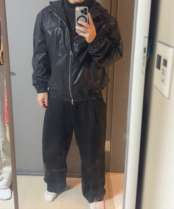 MUSINSA | MATIN KIM MATIN HIGH NECK COATING HOODY JUMPER FOR