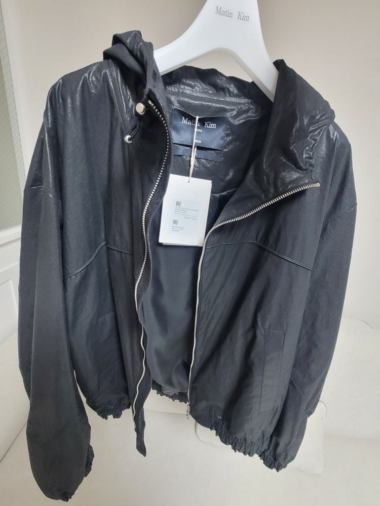 MUSINSA | MATIN KIM MATIN HIGH NECK COATING HOODY JUMPER FOR