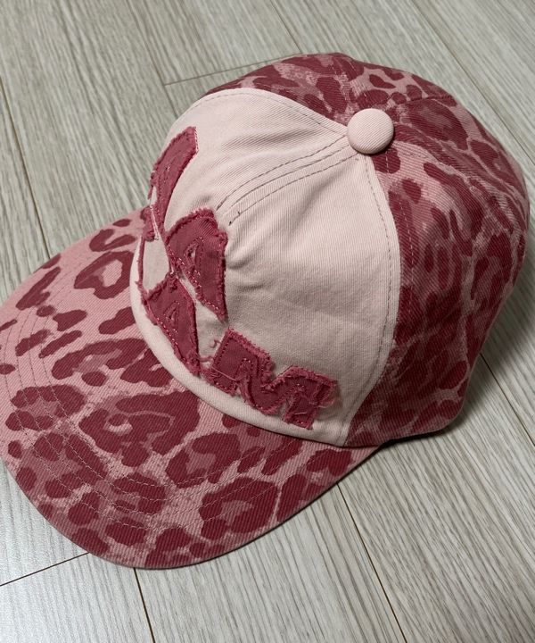 MUSINSA公式 | AAKAM Leopard Patch Cotton Ball Cap (Brown)