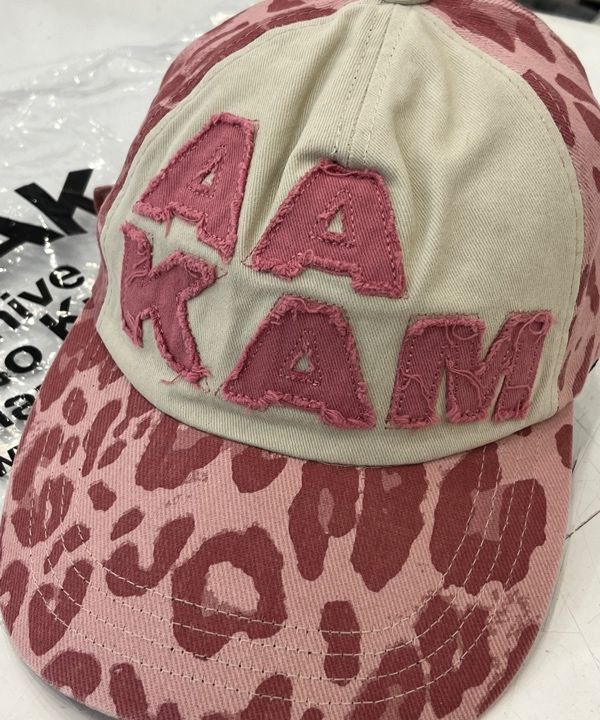MUSINSA公式 | AAKAM Leopard Patch Cotton Ball Cap (Brown)
