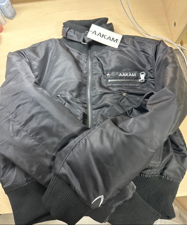 【AAKAM】High-Neck Bomber Jacket MUSINSA公式 | AAKAM High-Neck Bomber Jacket (Black)