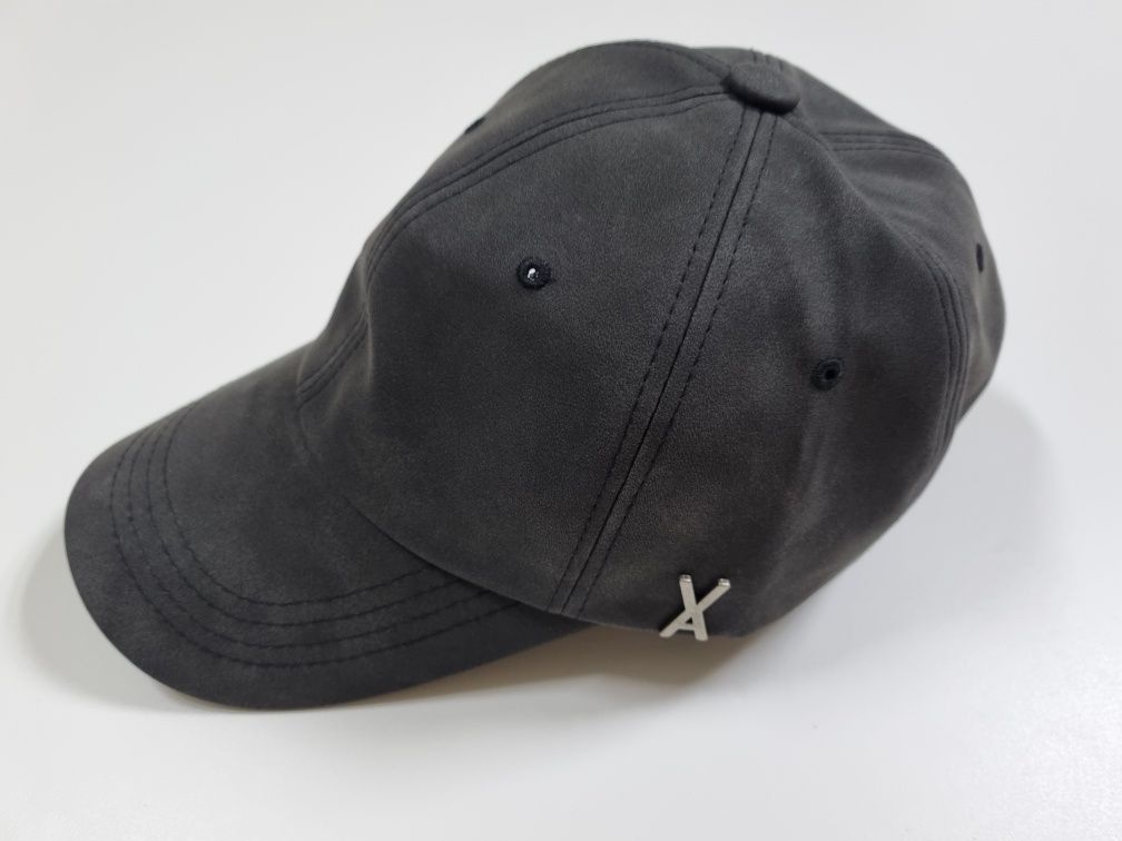キャップ VARZAR VA stud vegan leather ball cap charcoal VA Stud Vegan Leather Ball Cap / Charcoal - VARZAR | 60