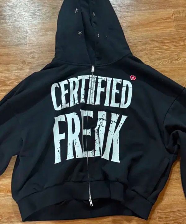 MUSINSA | GRAILZ [ZICO x GRAILZ] VINTAGE FREAK ZIP HOODIE