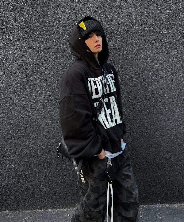 MUSINSA | GRAILZ [ZICO x GRAILZ] VINTAGE FREAK ZIP HOODIE