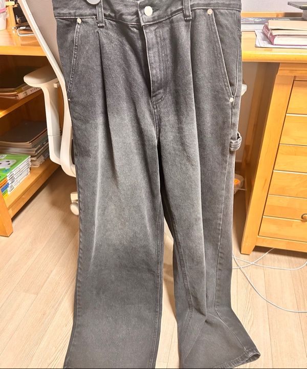 MUSINSA | GAKKAI UNIONS One-Tuck Hammer Wide Denim Pants