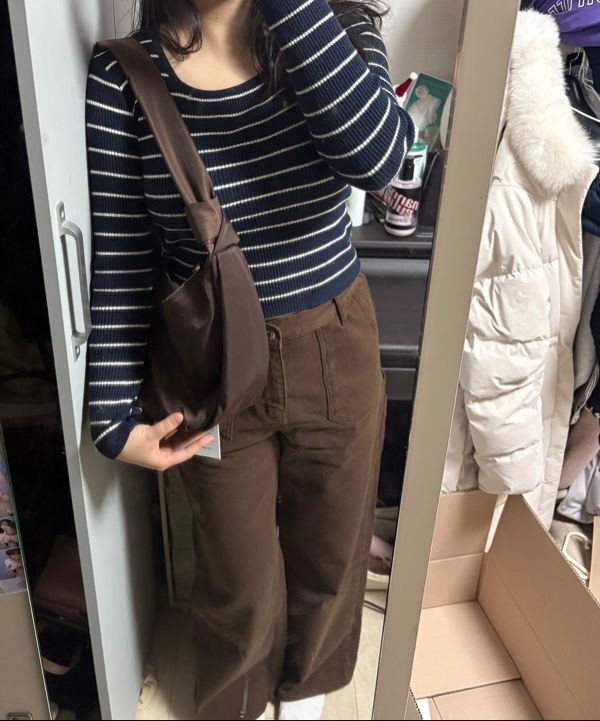 MUSINSA | SIYAZU SIAC3063 Bread Bag_Brown